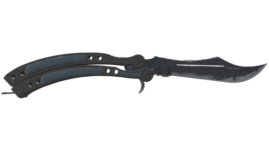 ★ Butterfly Knife | Night (Well-Worn)