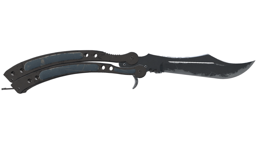 ★ Butterfly Knife | Night (Well-Worn)