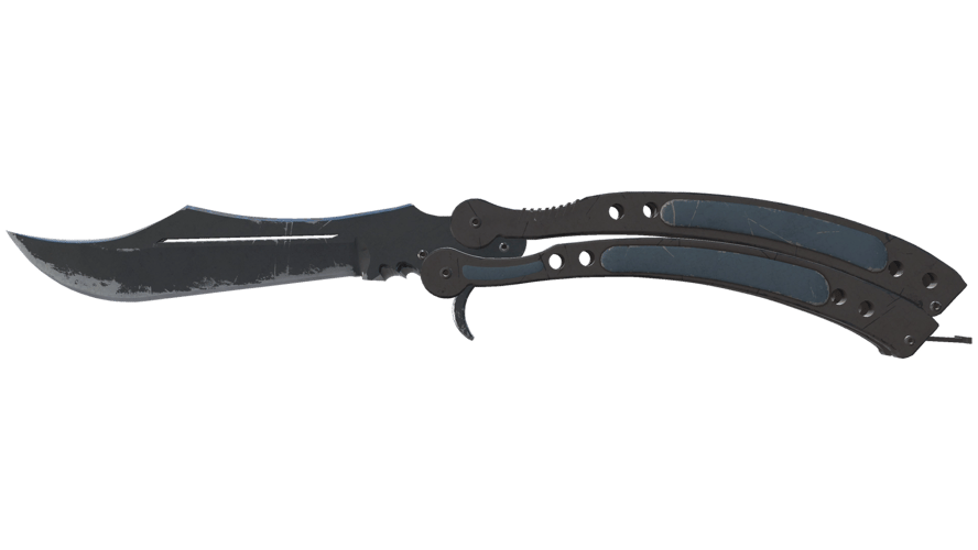 ★ Butterfly Knife | Night (Well-Worn)