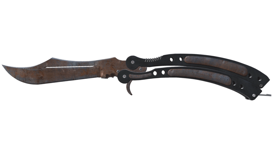 ★ Butterfly Knife | Rust Coat (Well-Worn)