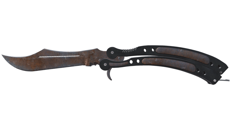 ★ Butterfly Knife | Rust Coat (Well-Worn)