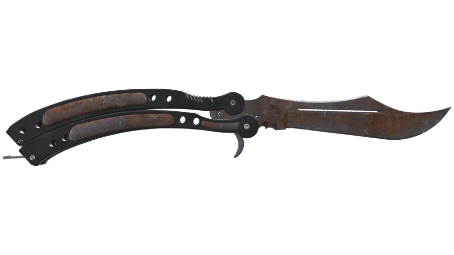 ★ Butterfly Knife | Rust Coat (Well-Worn)