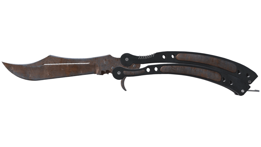 ★ Butterfly Knife | Rust Coat (Well-Worn)