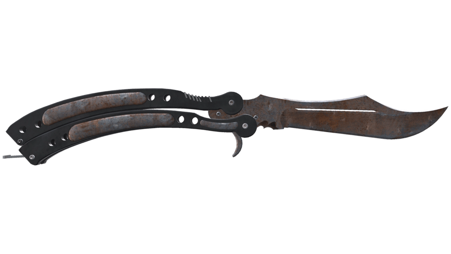 ★ Butterfly Knife | Rust Coat (Well-Worn)