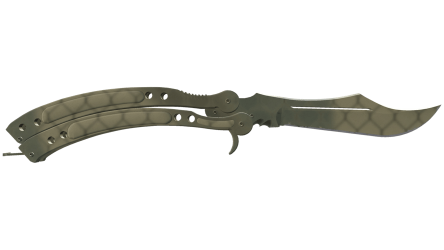 ★ Butterfly Knife | Safari Mesh (Factory New)