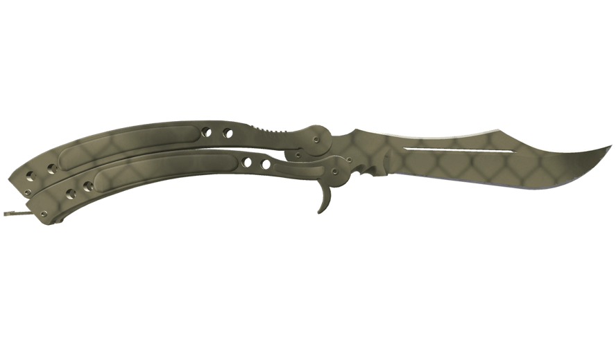 ★ Butterfly Knife | Safari Mesh (Factory New)