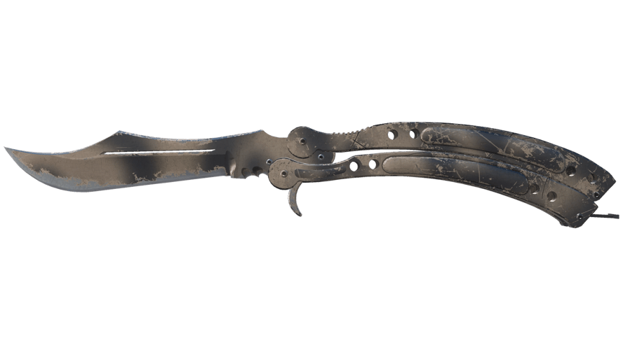 ★ Butterfly Knife | Scorched (Field-Tested)