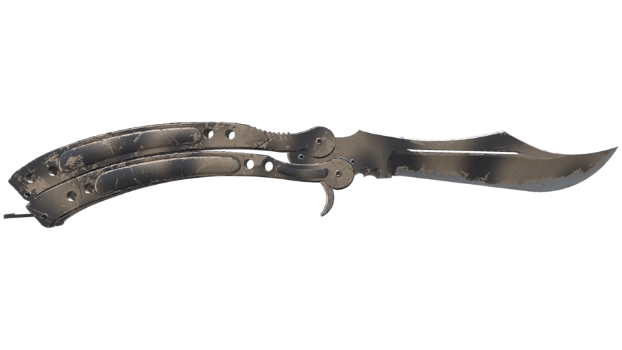 ★ Butterfly Knife | Scorched (Field-Tested)