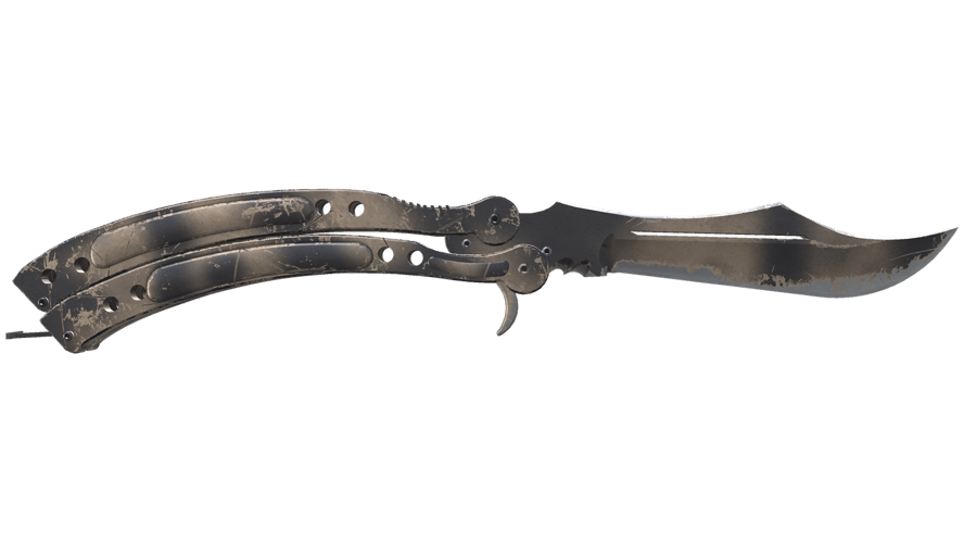 ★ Butterfly Knife | Scorched (Field-Tested)