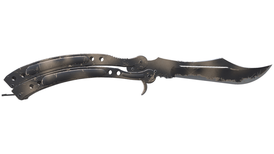 ★ Butterfly Knife | Scorched (Field-Tested)