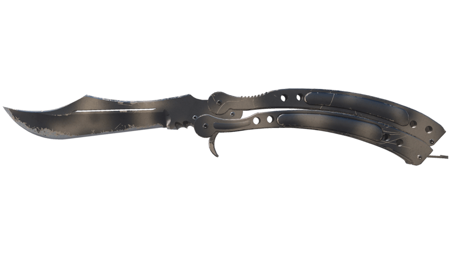 ★ Butterfly Knife | Scorched (Field-Tested)