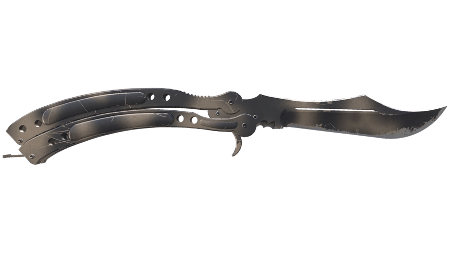 ★ Butterfly Knife | Scorched (Field-Tested)