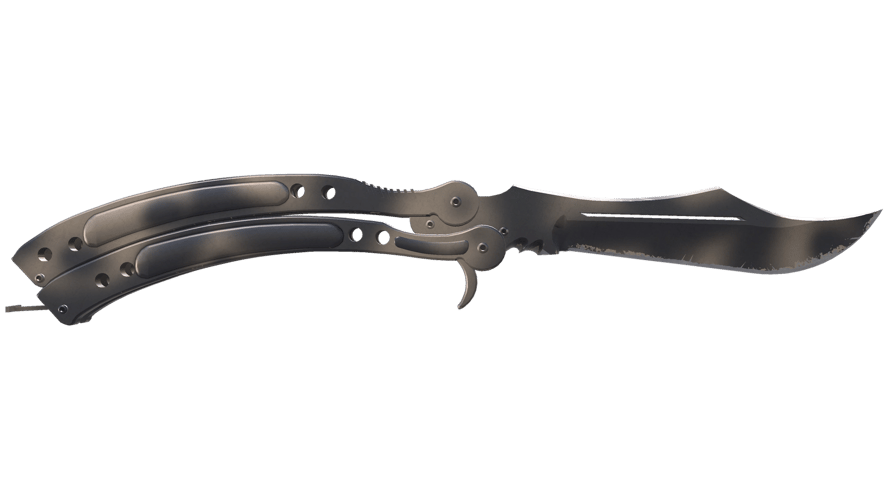 ★ Butterfly Knife | Scorched (Minimal Wear)