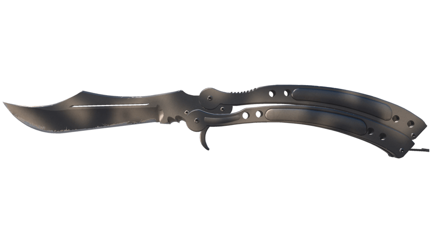 ★ Butterfly Knife | Scorched (Minimal Wear)