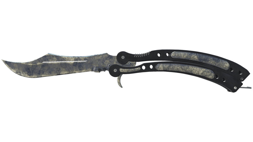 ★ Butterfly Knife | Stained (Battle-Scarred)