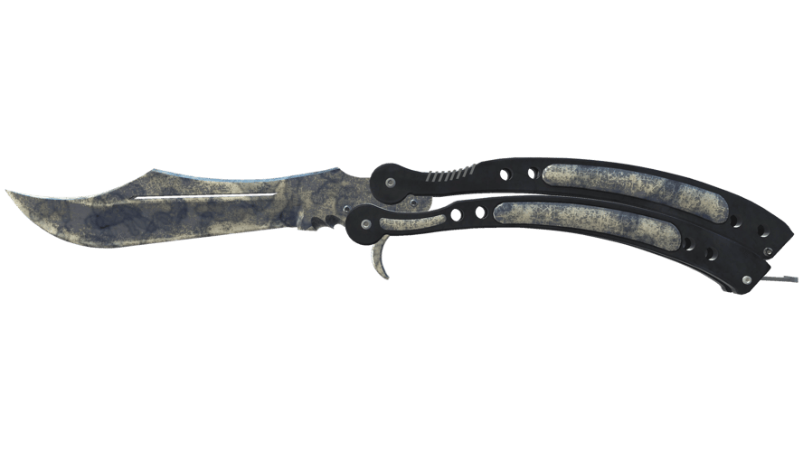 ★ Butterfly Knife | Stained (Battle-Scarred)