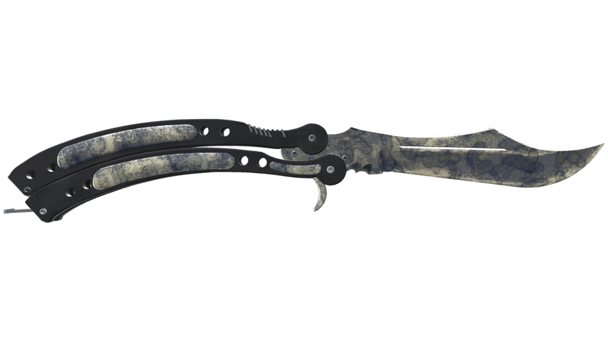 ★ Butterfly Knife | Stained (Battle-Scarred)