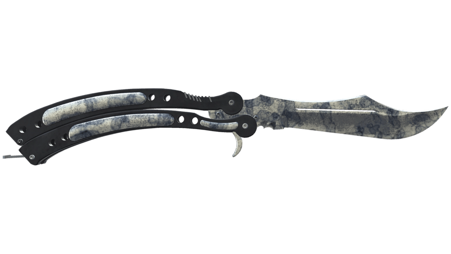 ★ Butterfly Knife | Stained (Well-Worn)