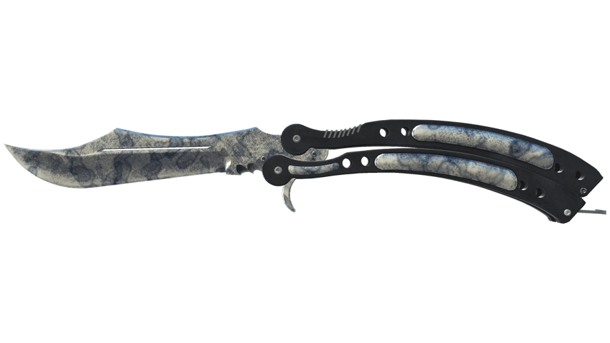 ★ Butterfly Knife | Stained (Well-Worn)