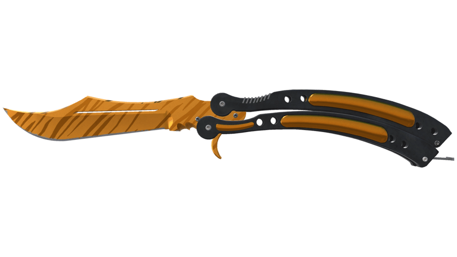 ★ Butterfly Knife | Tiger Tooth (Factory New)