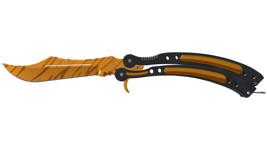 ★ Butterfly Knife | Tiger Tooth (Factory New)