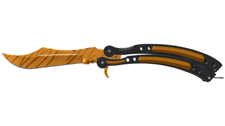 ★ Butterfly Knife | Tiger Tooth (Factory New)