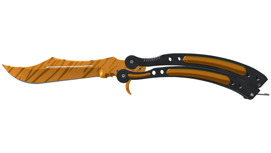 ★ Butterfly Knife | Tiger Tooth (Factory New)