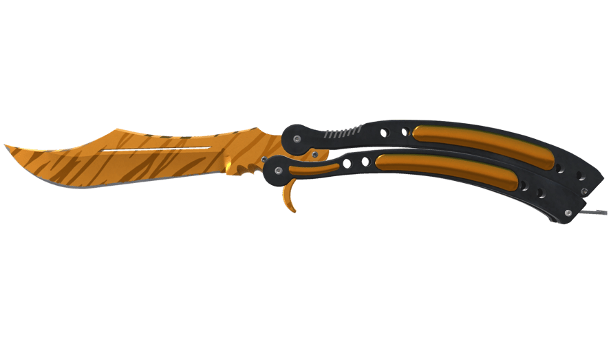 ★ Butterfly Knife | Tiger Tooth (Factory New)