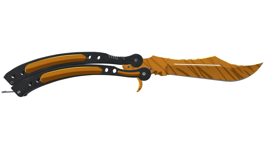 ★ Butterfly Knife | Tiger Tooth (Factory New)