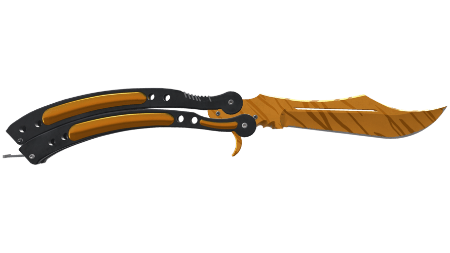 ★ Butterfly Knife | Tiger Tooth (Factory New)