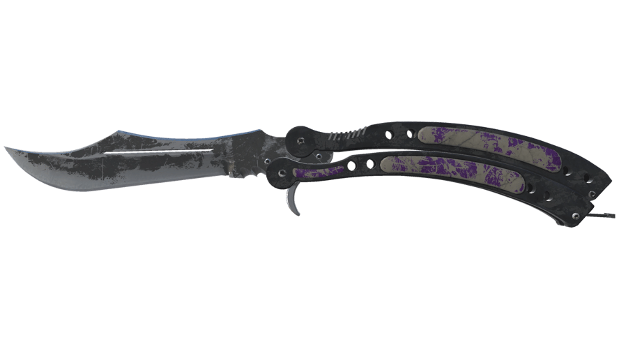 ★ Butterfly Knife | Ultraviolet (Battle-Scarred)