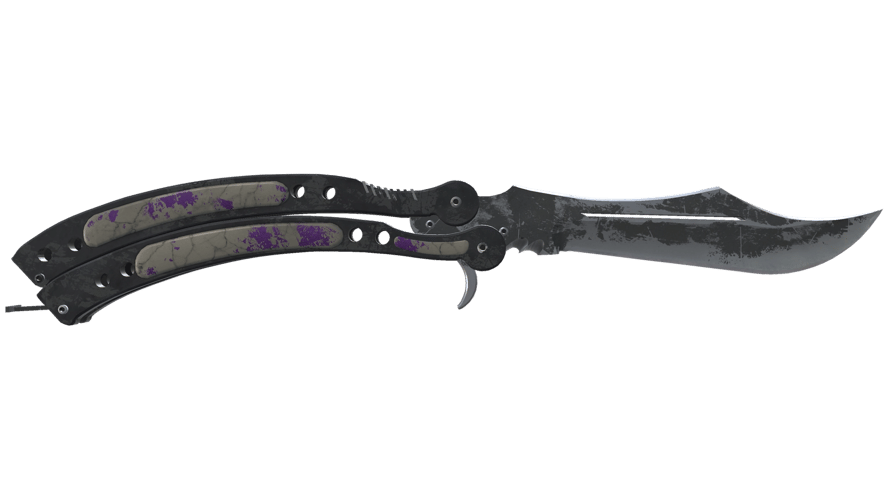 ★ Butterfly Knife | Ultraviolet (Battle-Scarred)