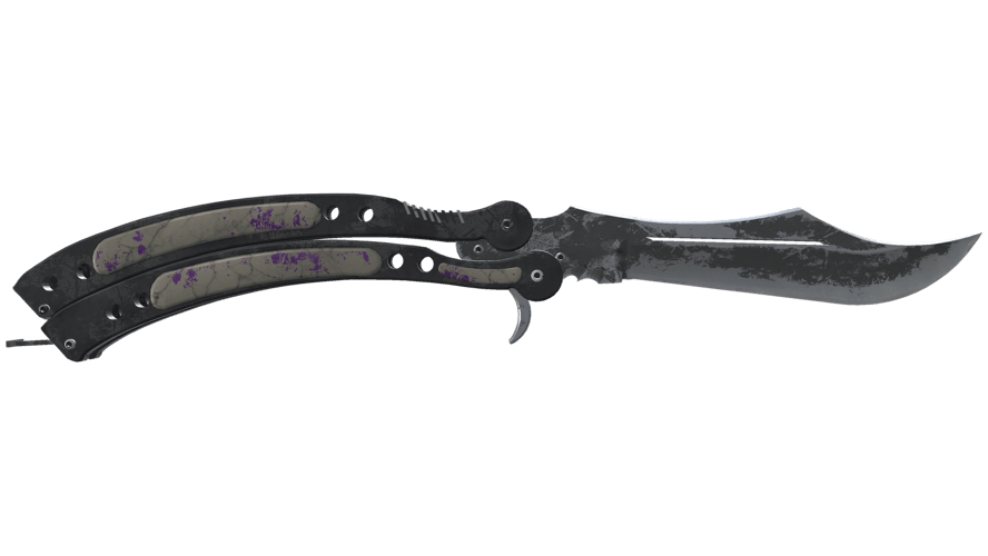 ★ Butterfly Knife | Ultraviolet (Battle-Scarred)