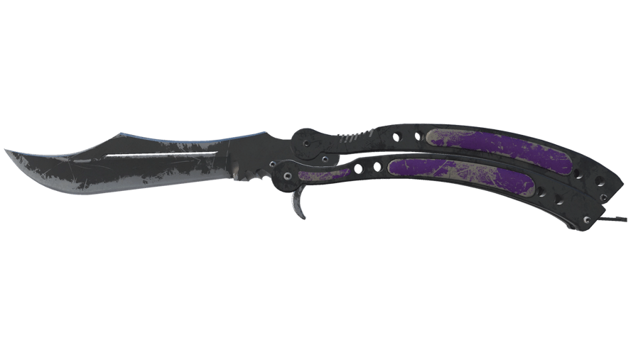 ★ Butterfly Knife | Ultraviolet (Battle-Scarred)