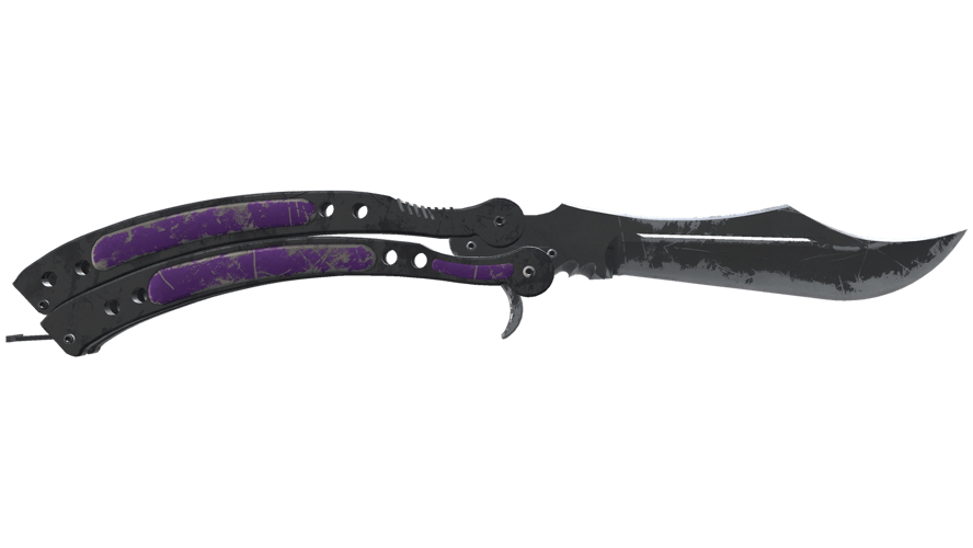 ★ Butterfly Knife | Ultraviolet (Battle-Scarred)