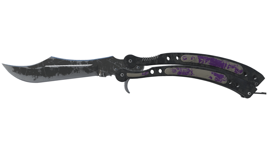 ★ Butterfly Knife | Ultraviolet (Battle-Scarred)