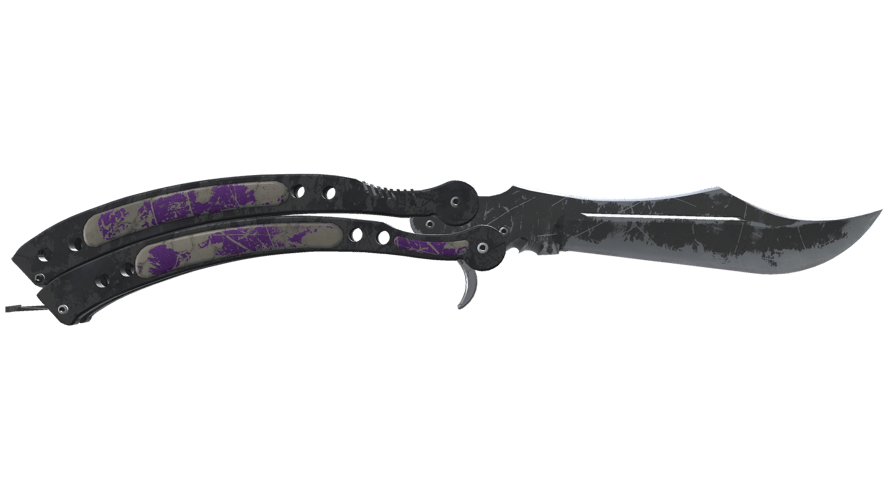 ★ Butterfly Knife | Ultraviolet (Battle-Scarred)