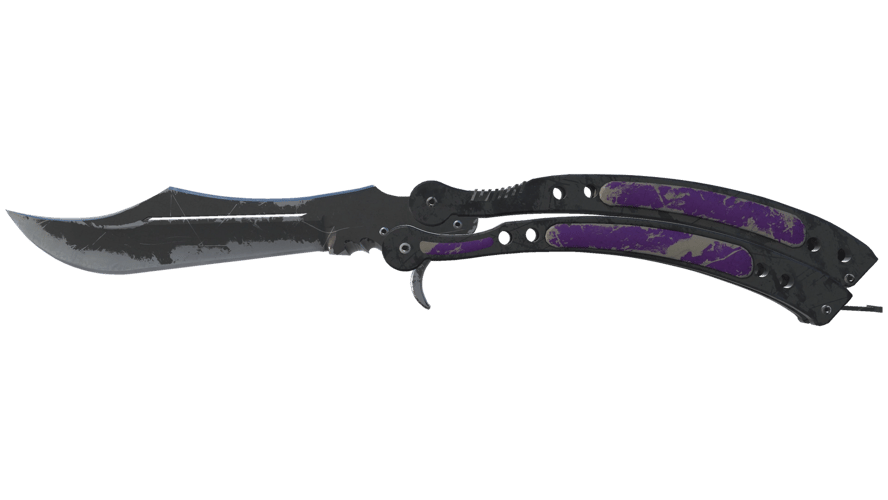 ★ Butterfly Knife | Ultraviolet (Battle-Scarred)