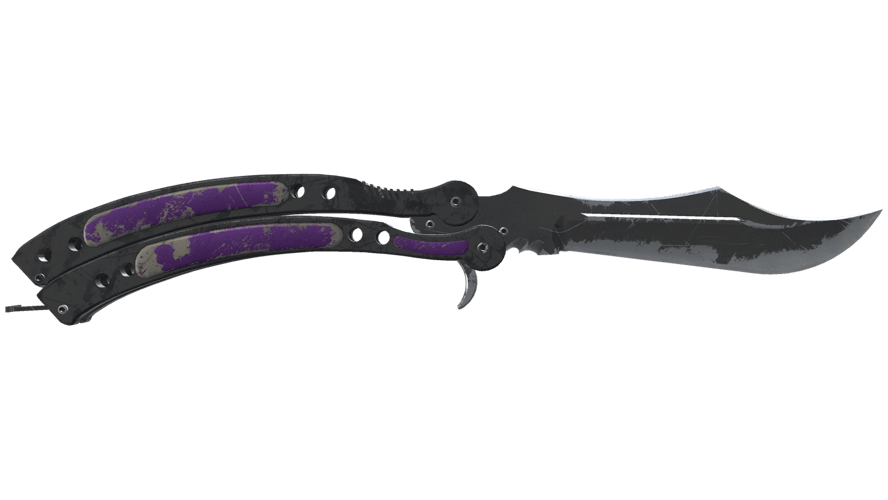 ★ Butterfly Knife | Ultraviolet (Battle-Scarred)