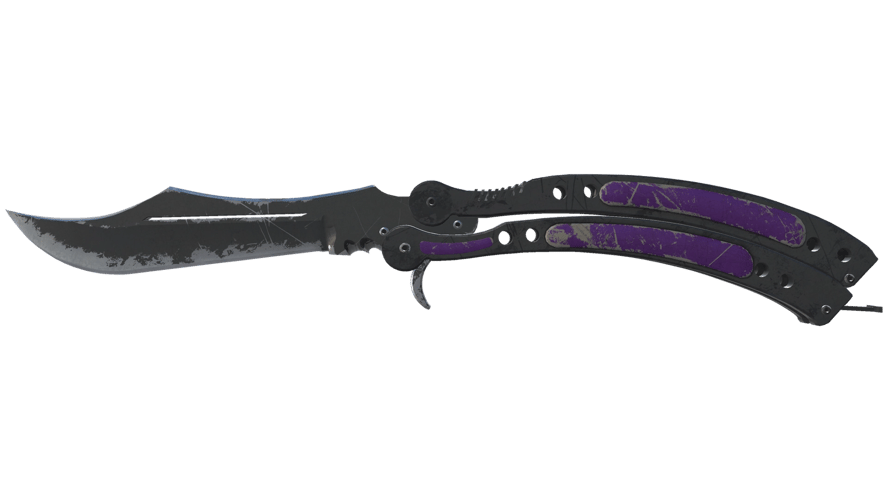 ★ Butterfly Knife | Ultraviolet (Battle-Scarred)