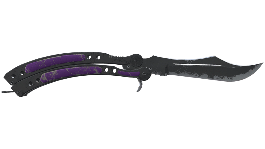 ★ Butterfly Knife | Ultraviolet (Battle-Scarred)