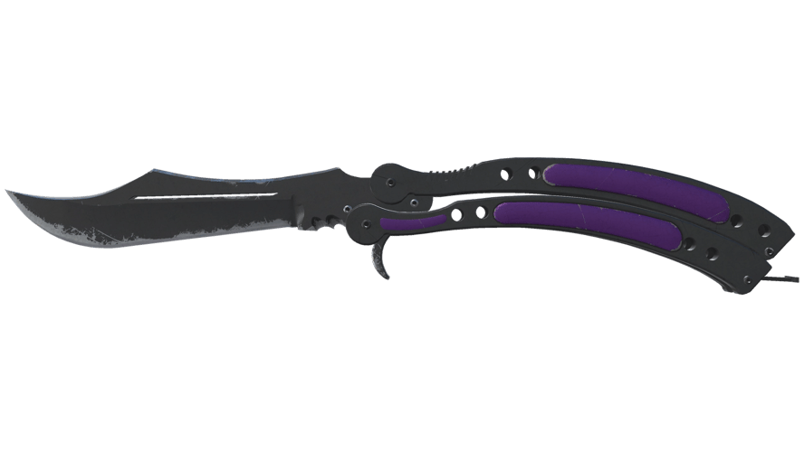 ★ Butterfly Knife | Ultraviolet (Field-Tested)