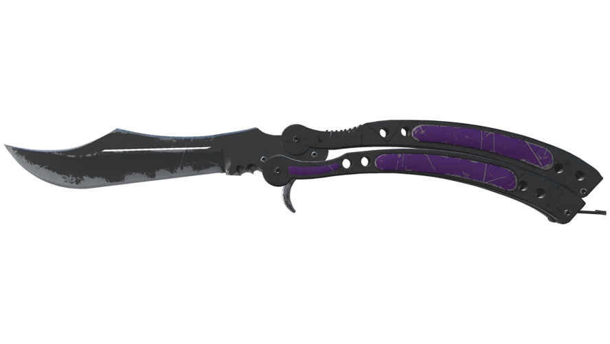 ★ Butterfly Knife | Ultraviolet (Well-Worn)