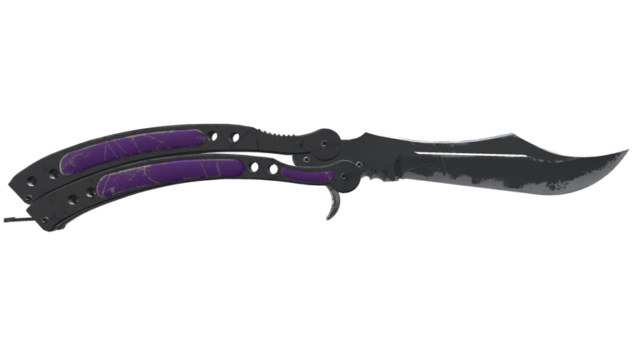 ★ Butterfly Knife | Ultraviolet (Well-Worn)