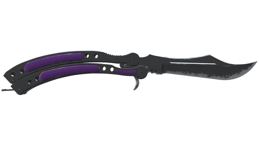 ★ Butterfly Knife | Ultraviolet (Well-Worn)
