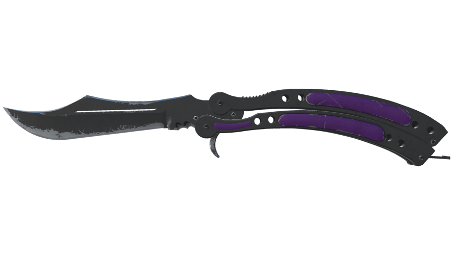 ★ Butterfly Knife | Ultraviolet (Well-Worn)
