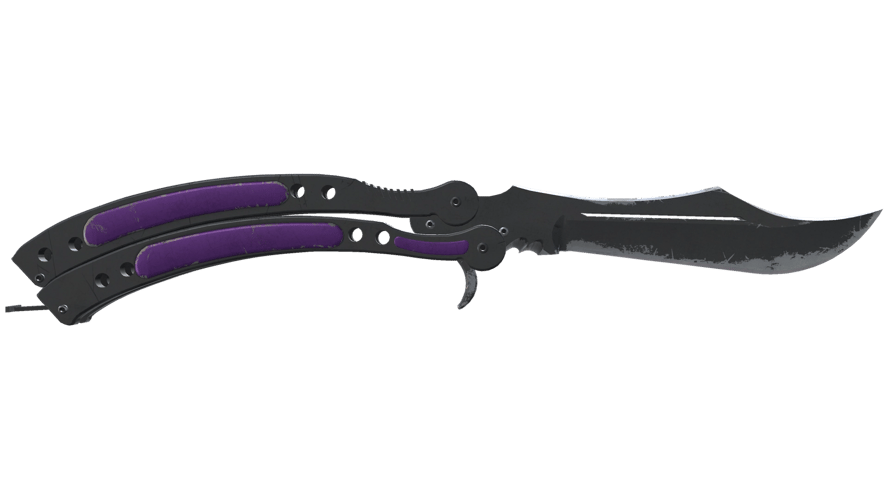 ★ Butterfly Knife | Ultraviolet (Well-Worn)
