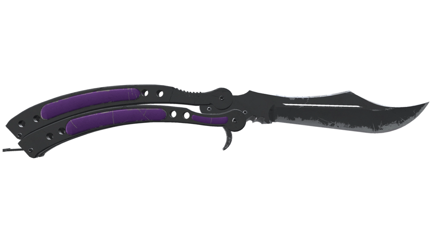 ★ Butterfly Knife | Ultraviolet (Well-Worn)