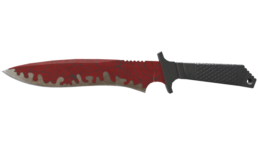 ★ Classic Knife | Crimson Web (Battle-Scarred)