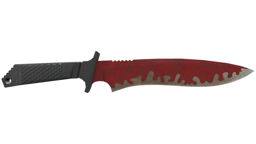 ★ Classic Knife | Crimson Web (Well-Worn)